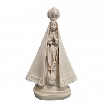 Escultura em Resina Nossa Senhora Aparecida Lisa Ondulada 22 cm