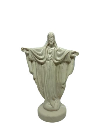 Escultura em Resina Jesus Cristo Braços Abertos 15 cm